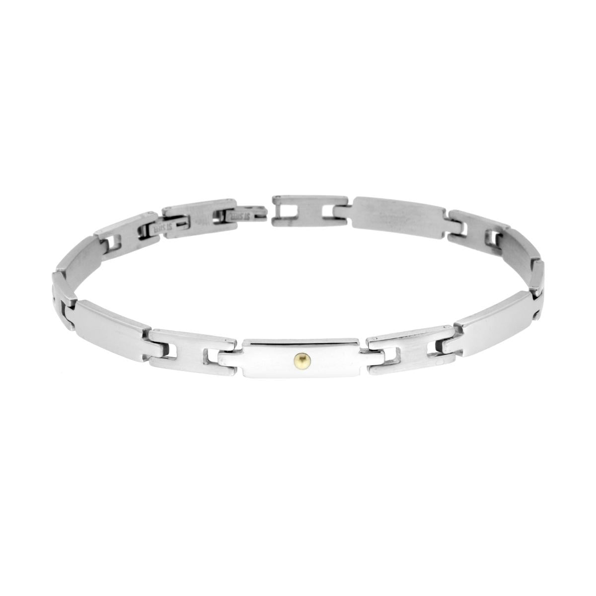 Bracciale uomo in acciaio-2b Gioielli