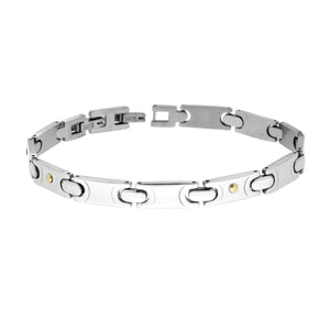 Bracciale uomo in acciaio-2b Gioielli
