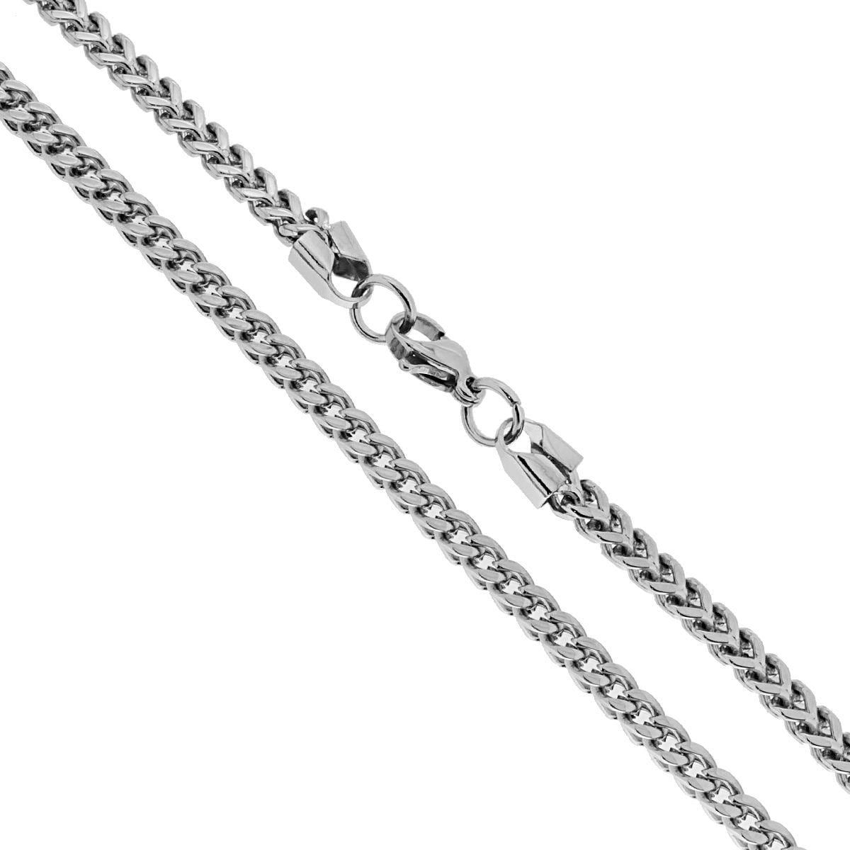 Collana in acciaio spiga 50 cm-2b Gioielli