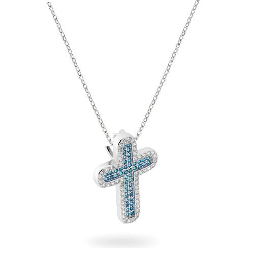 Collana 23879/IA in argento con croce donna