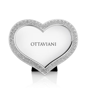 Cornice Ottaviani Cuore 17x20 con strass-2b Gioielli
