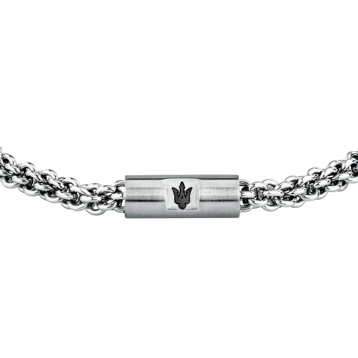 Dettaglio elemento centrale del bracciale Maserati JM526AVD113