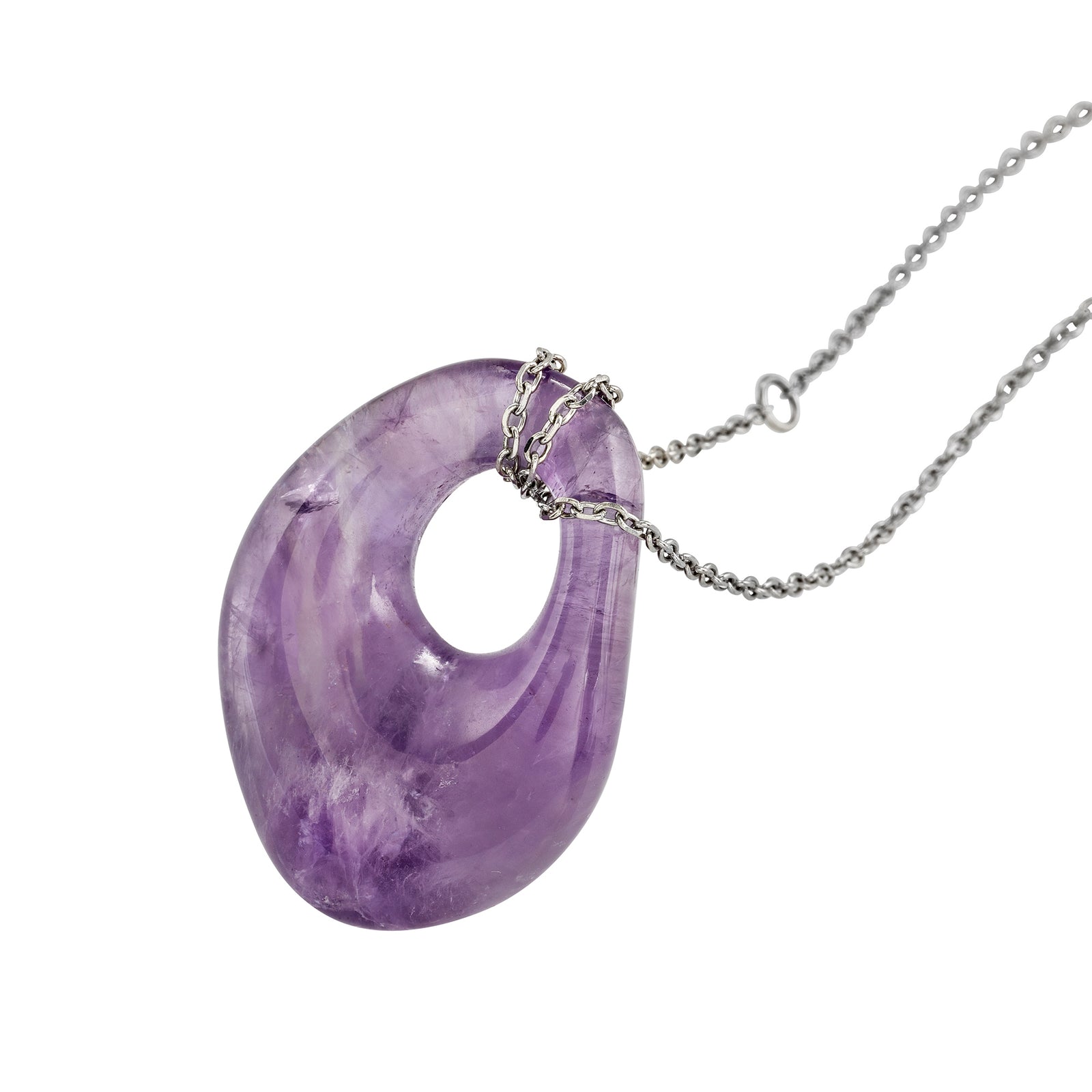 Collana Breil B Rocks TJ4214 con ametista naturale-2b Gioielli