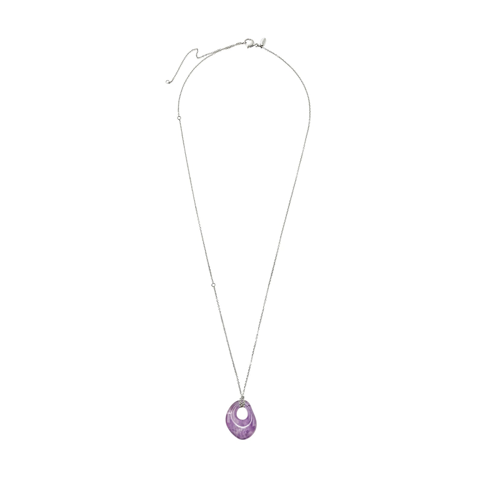 Collana Breil B Rocks TJ4214 con ametista naturale-2b Gioielli
