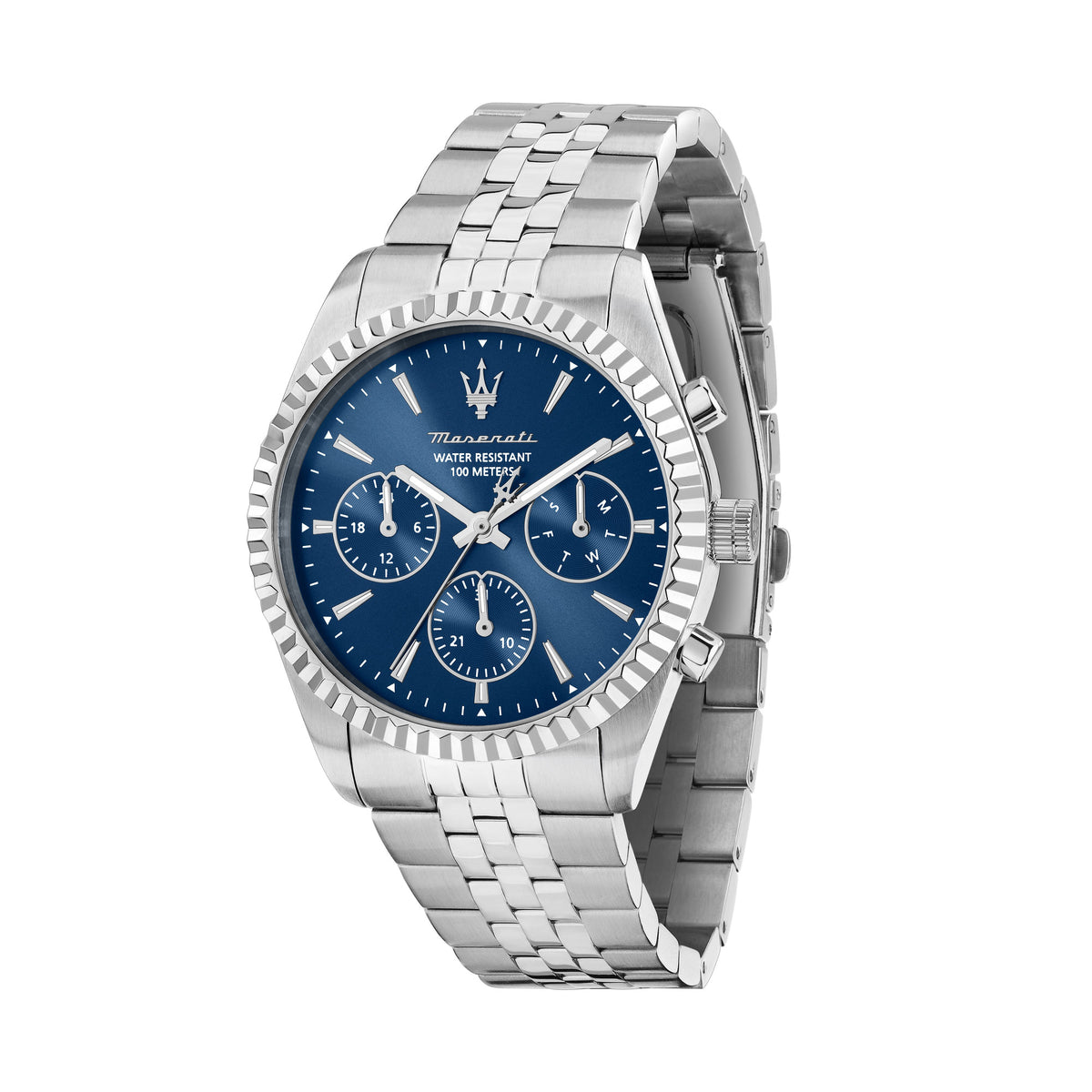 Orologio Maserati Competizione R8853100051 multifunzione blu 41 mm-2b Gioielli
