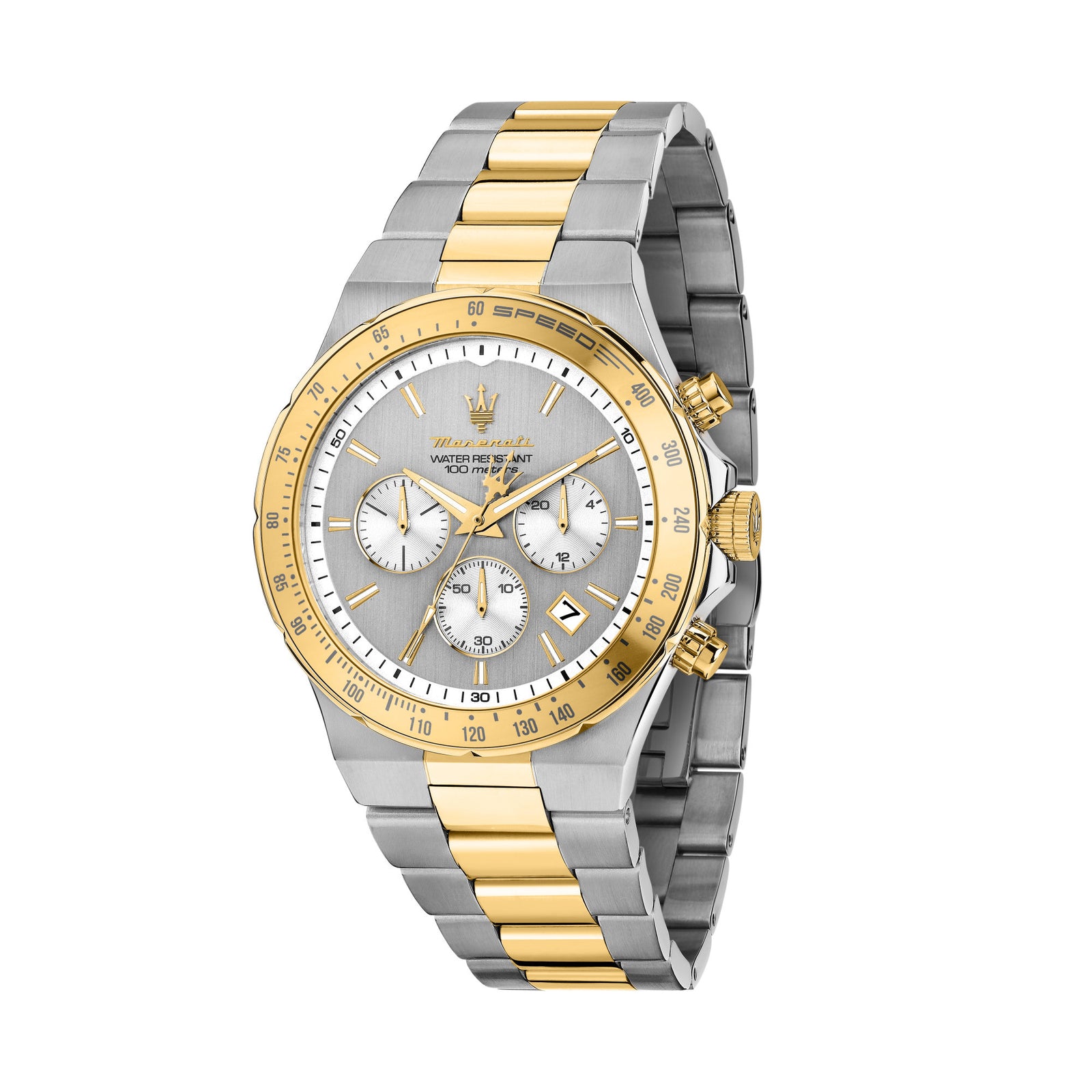 Orologio Maserati Sfida R8873640028 cronografo bicolore 41 mm-2b Gioielli