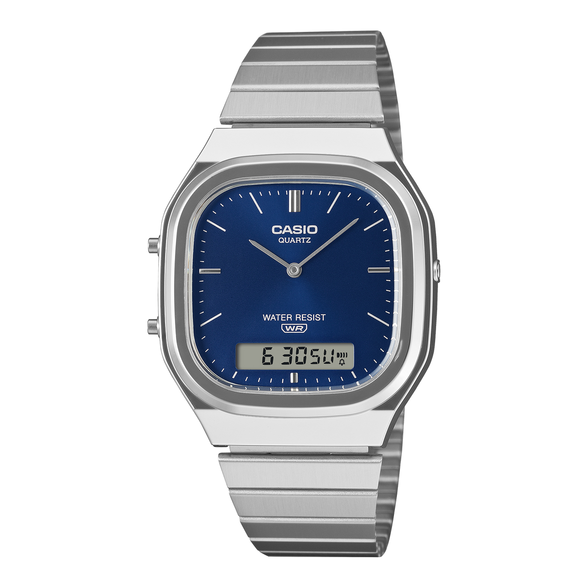 Orologio Casio Vintage AQ-240E-2A2EF unisex blu-2b Gioielli