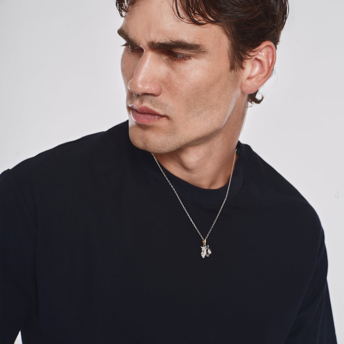 Collana Breil Good Omen TJ4158 uomo con pendente tigre-2b Gioielli