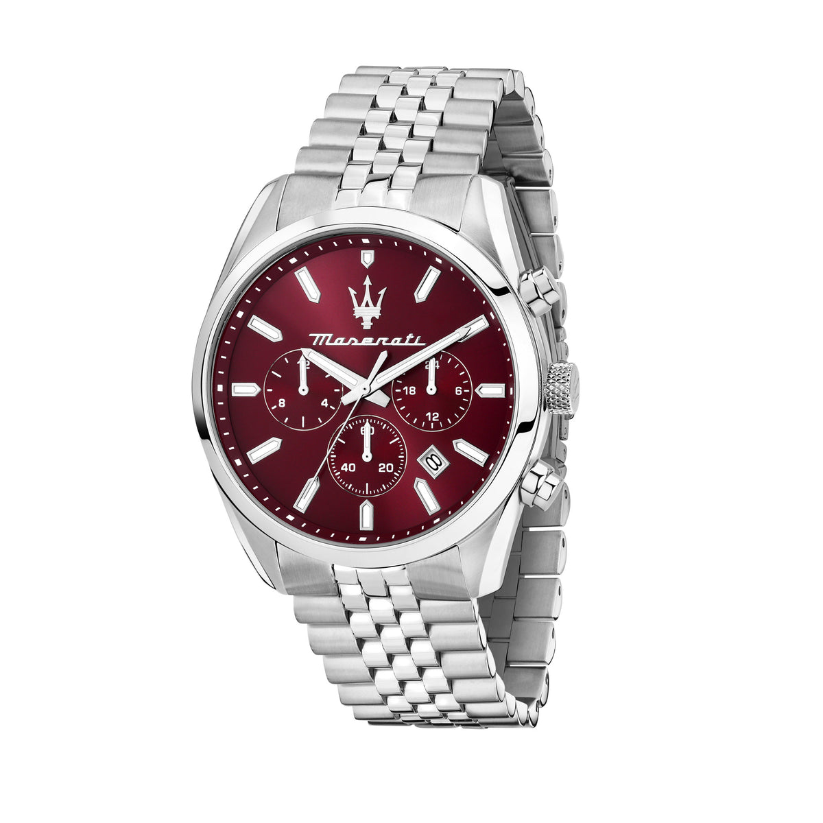 Orologio Maserati Attrazione R8853151024 multifunzione rosso 43 mm-2b Gioielli