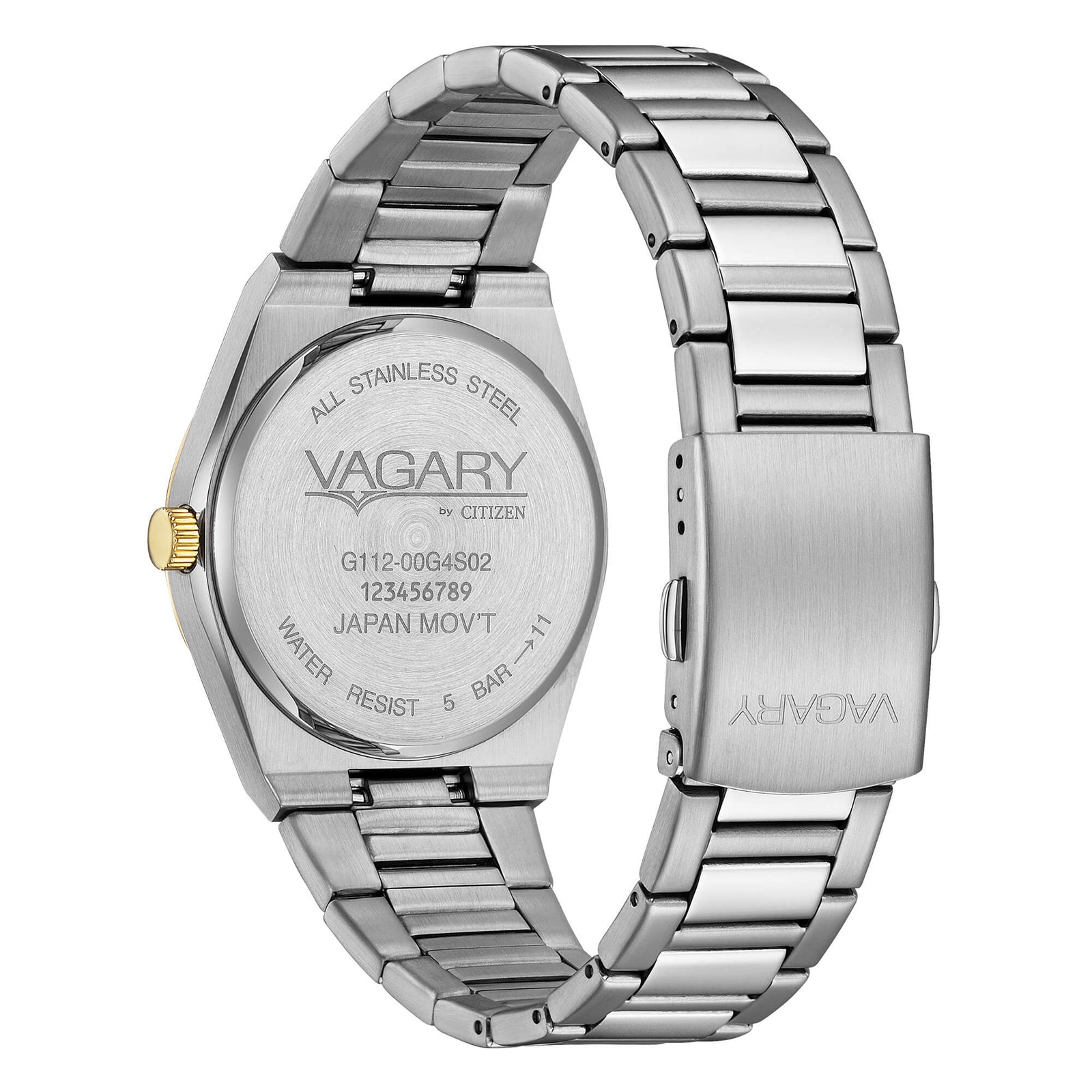Vagary Timeless IB9-735-11 uomo acciaio bicolore 38 mm-2b Gioielli
