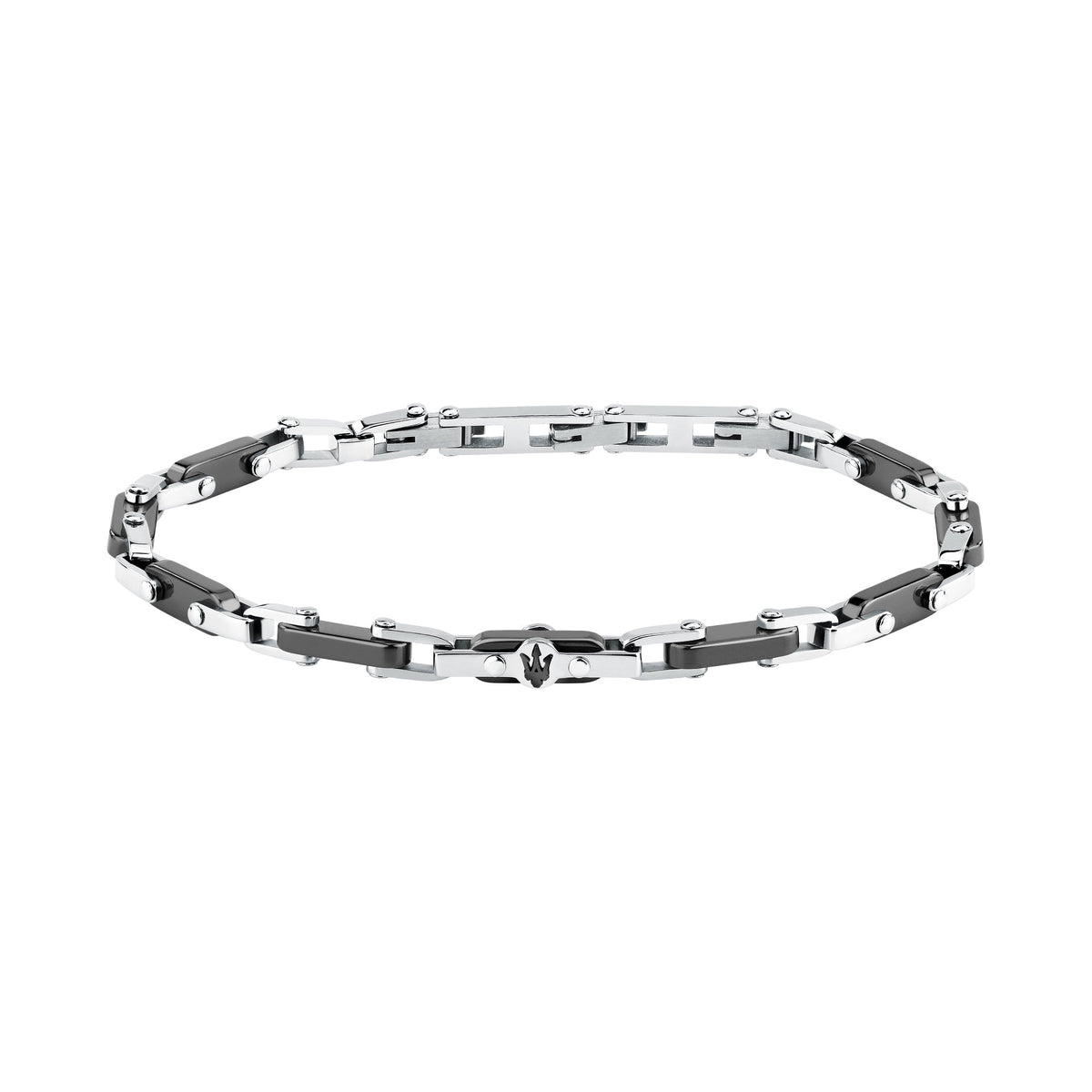 Bracciale Maserati Ceramic JM226ATZ75 uomo acciaio nero-2b Gioielli