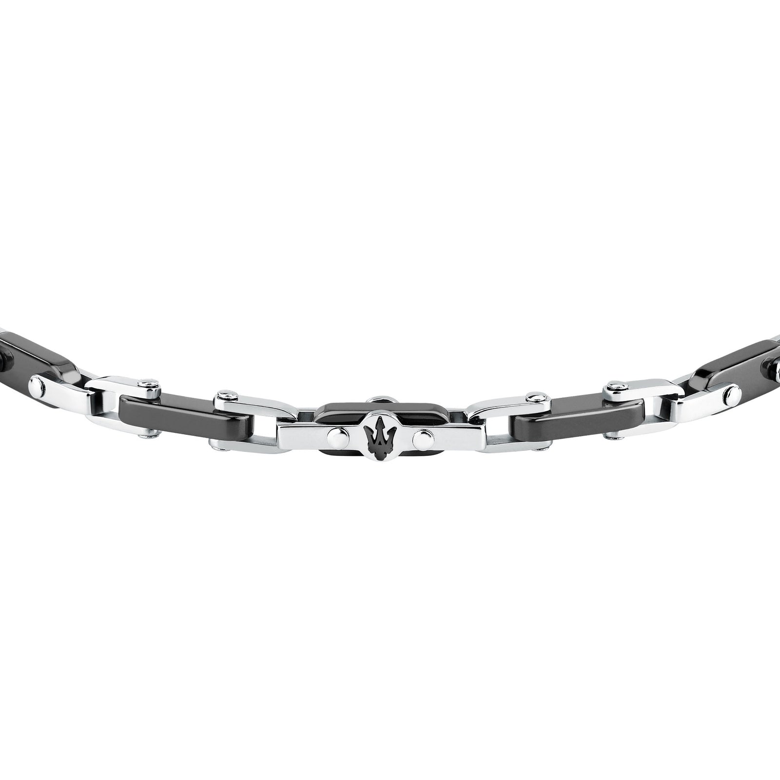 Bracciale Maserati Ceramic JM226ATZ75 uomo acciaio nero-2b Gioielli
