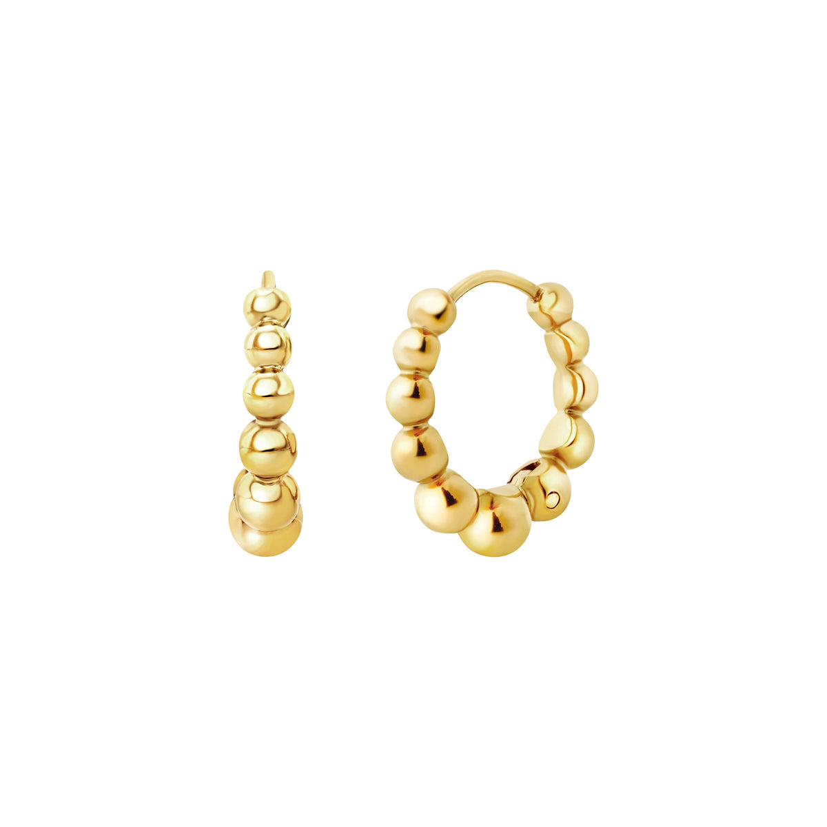 Orecchini Breil B Rocks TJ4195 dorati a cerchio-2b Gioielli