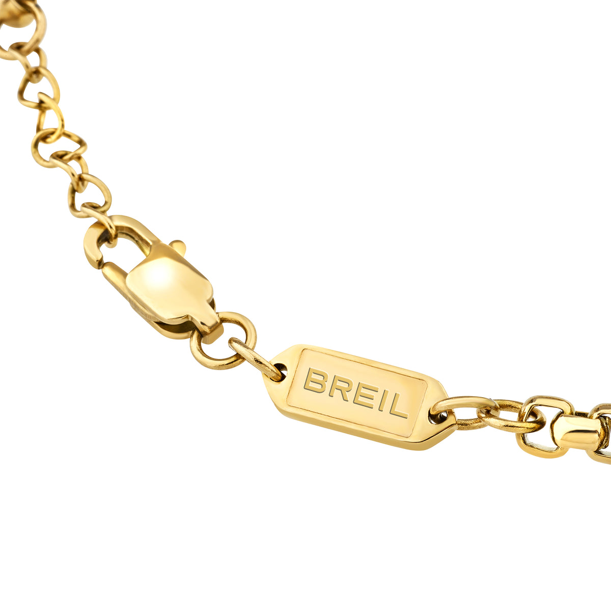 Bracciale Breil Eterna TJ4168 uomo dorato con zirconia-2b Gioielli
