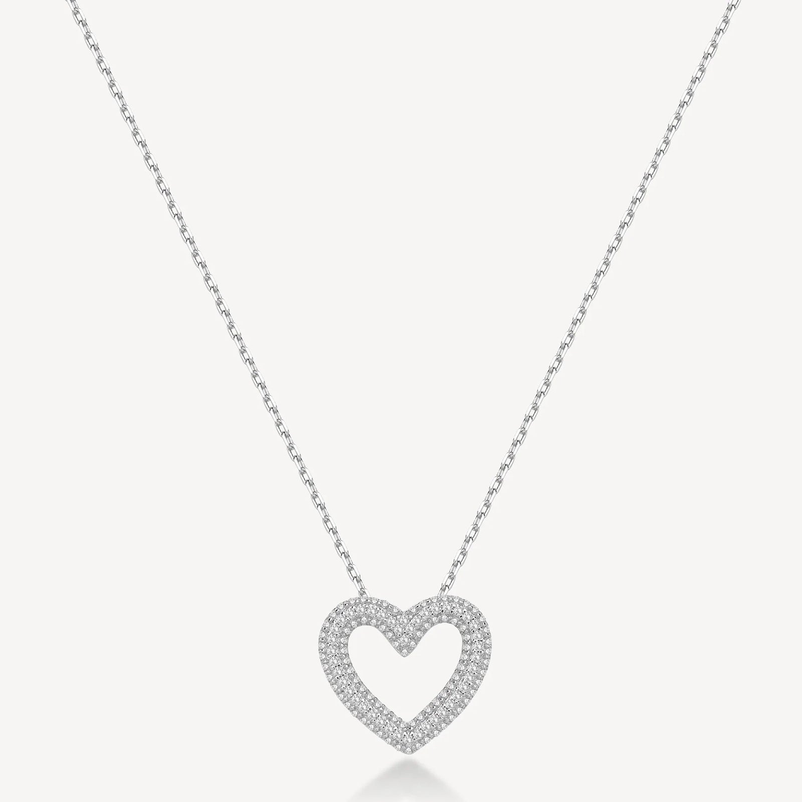 Collana Brosway Fancy FIW131, pendente a cuore pavé su catena in argento