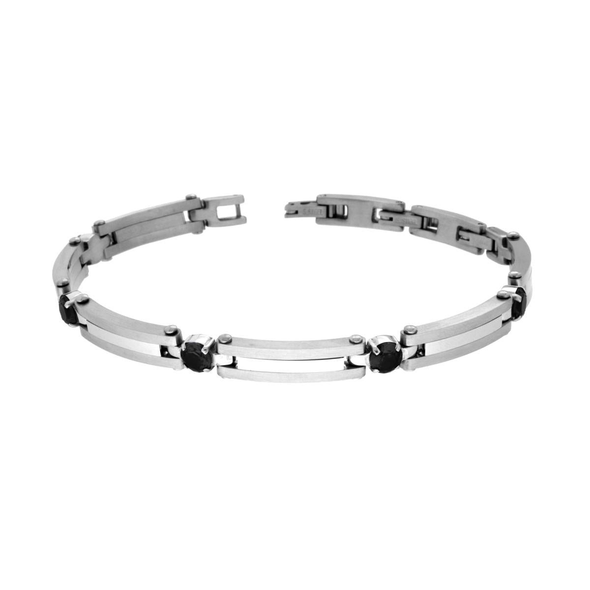 Bracciale uomo in acciaio-2b Gioielli