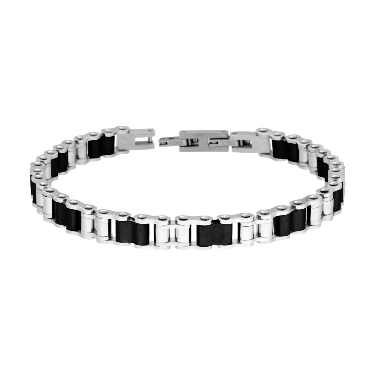 Bracciale uomo in acciaio-2b Gioielli