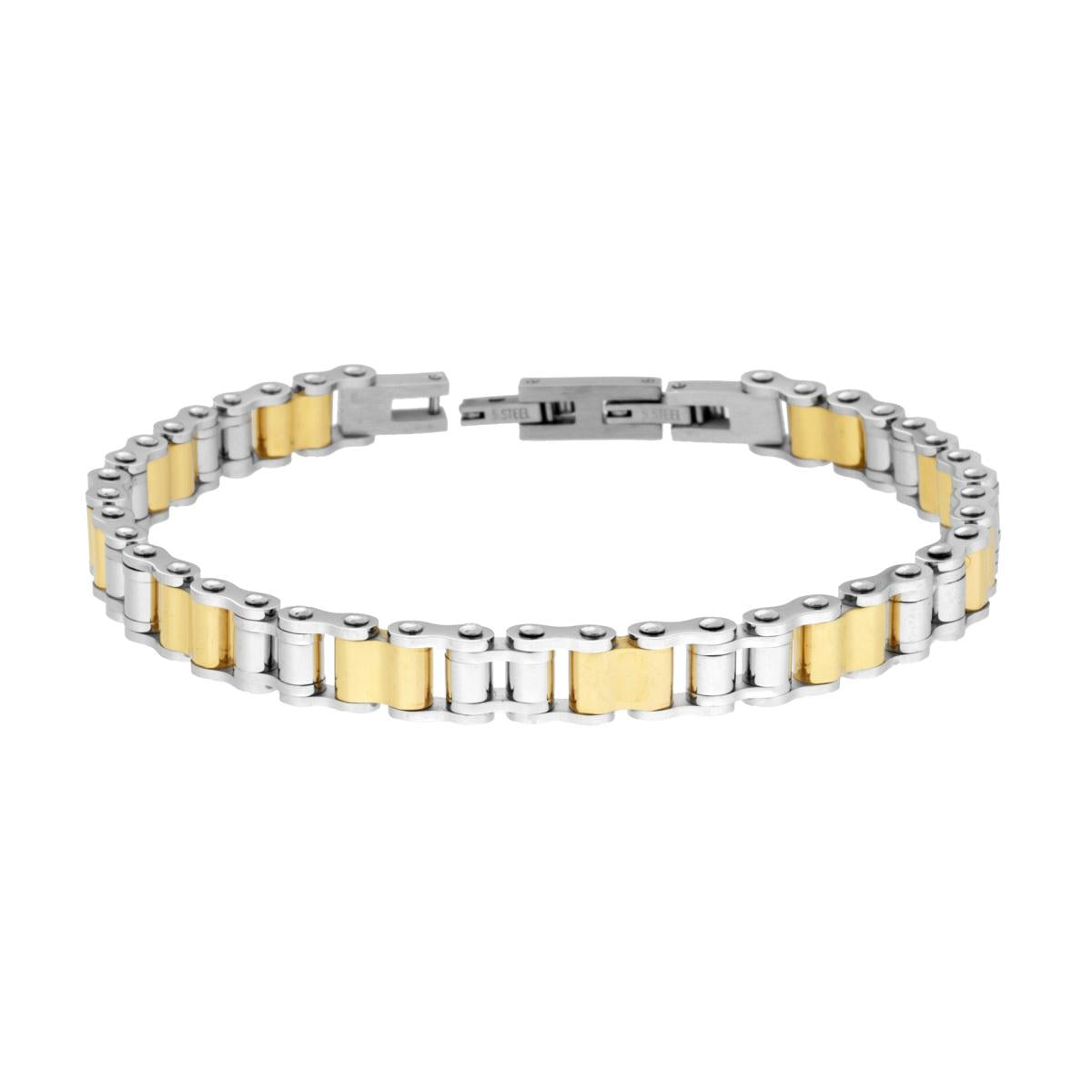 Bracciale uomo in acciaio-2b Gioielli