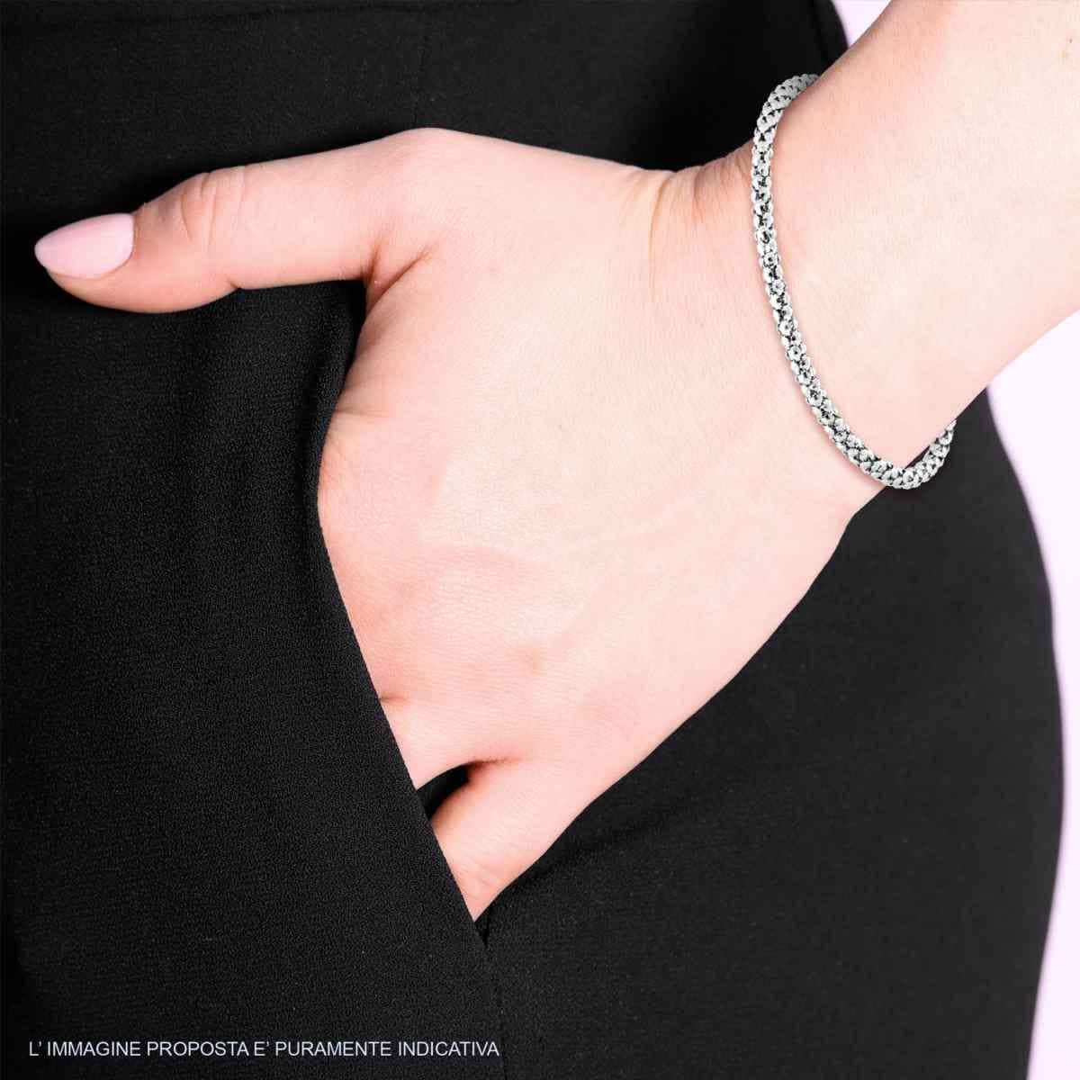 Bracciale in acciaio catena coreana-2b Gioielli