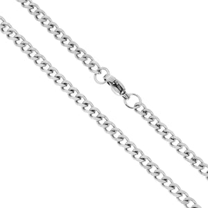 Collana in acciaio grumetta 55 cm-2b Gioielli