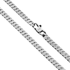 Collana in acciaio grumetta 60 cm-2b Gioielli