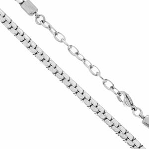 Collana in acciaio veneziana 55 cm-2b Gioielli