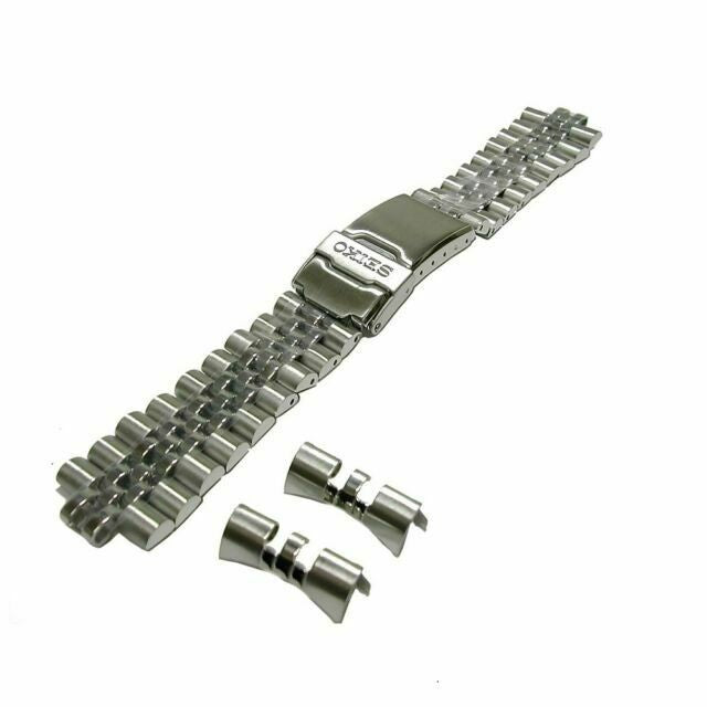 Bracciale Seiko originale modello Jubilee per Seiko 007 - Seiko 009 - Seiko 5 mm 22-2b Gioielli