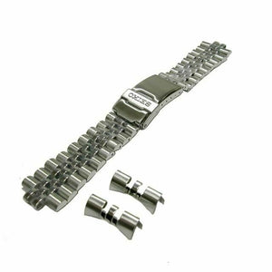 Bracciale Seiko originale modello Jubilee per Seiko 007 - Seiko 009 - Seiko 5 mm 22-2b Gioielli