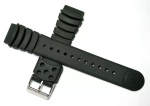Cinturino Seiko originale in caucciù nero ansa mm 20-2b Gioielli