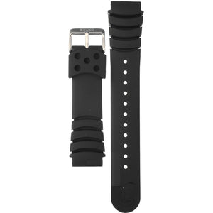 Cinturino Seiko originale in caucciù nero ansa mm 20-2b Gioielli