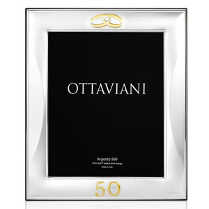 Cornice Ottaviani Nozze d' Oro 20x25-2b Gioielli