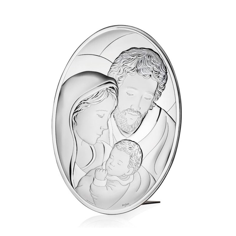 Icona Ottaviani Sacra Famiglia 25x35 ovale-2b Gioielli