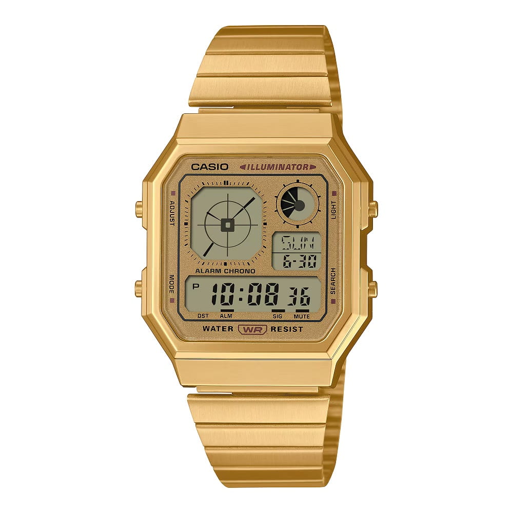 Orologio Casio Collection Vintage A130WEG-9AEF uomo 34 mm-2b Gioielli