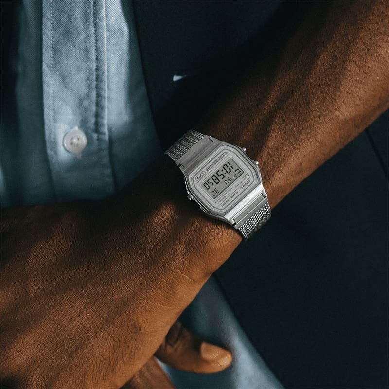 Orologio Casio Collection A158WEM-7EF uomo 33 mm-2b Gioielli