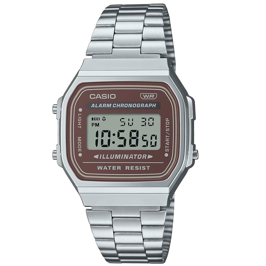 Orologio Casio Vintage A168WA-5AYES uomo 36 mm-2b Gioielli