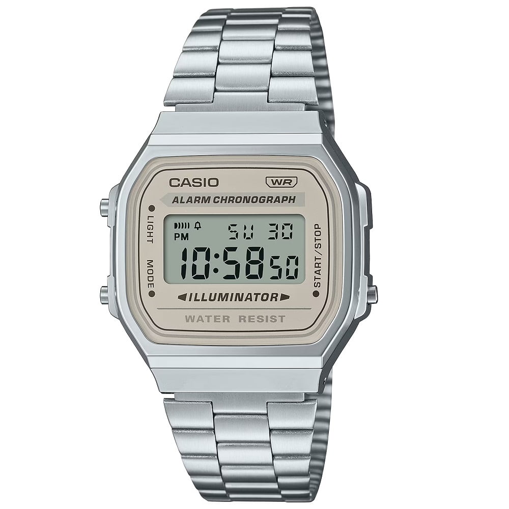 Orologio Casio Vintage A168WA-8AYES uomo 36 mm-2b Gioielli