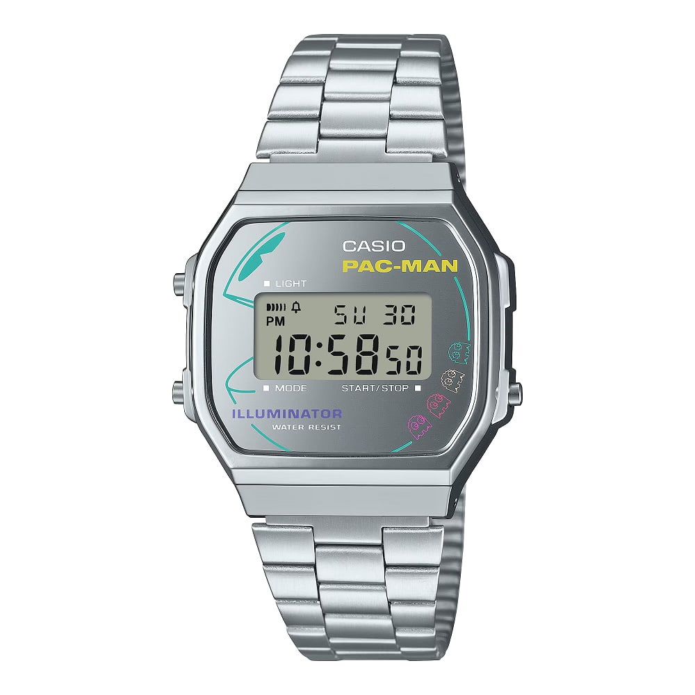 Orologio Casio Collection A168WEPC-7AER PAC-MAN WAKA WAKA Limited Edition-2b Gioielli