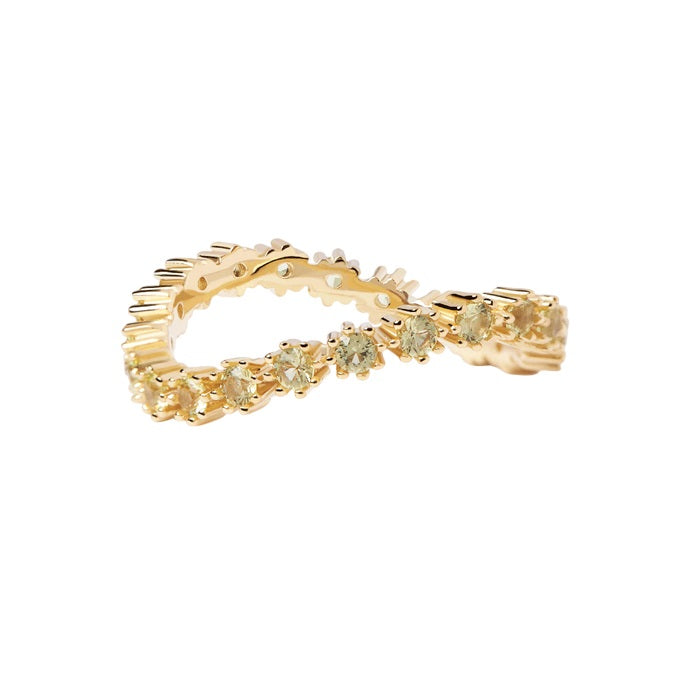 Anello PdPaola Motion Green Tide AN01-461-12 donna misura 12-2b Gioielli
