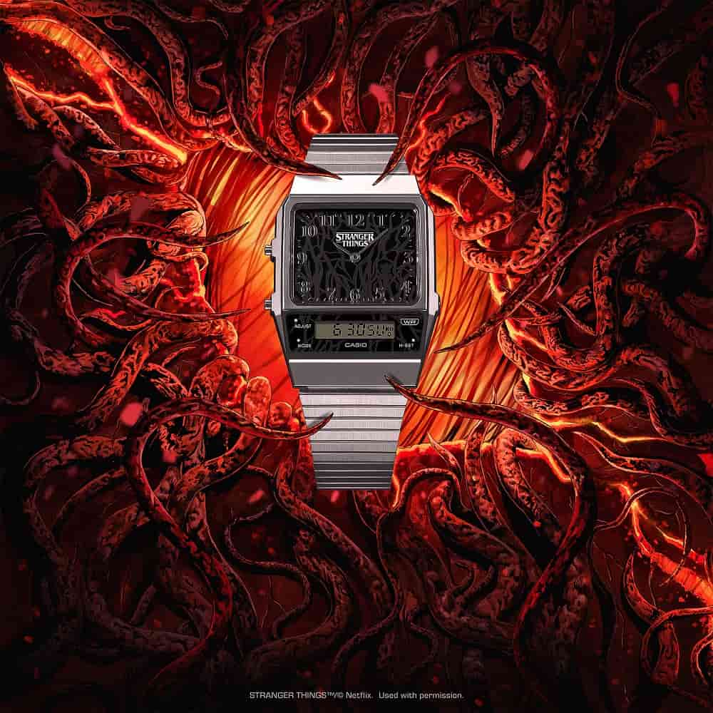 Orologio Casio Vintage AQ-800EST-1AER STRANGER THINGS Limited Edition 32 mm-2b Gioielli