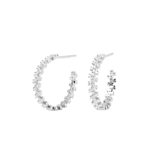 Orecchini PdPaola AR02-579-U Essentials Crown donna argento-2b Gioielli