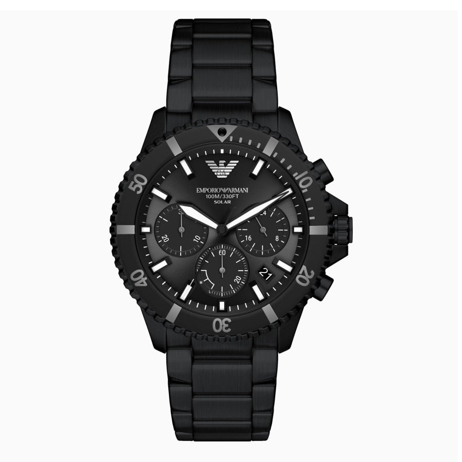 Orologio Armani AR11784 World Explorer cronografo solare uomo 43 mm-2b Gioielli