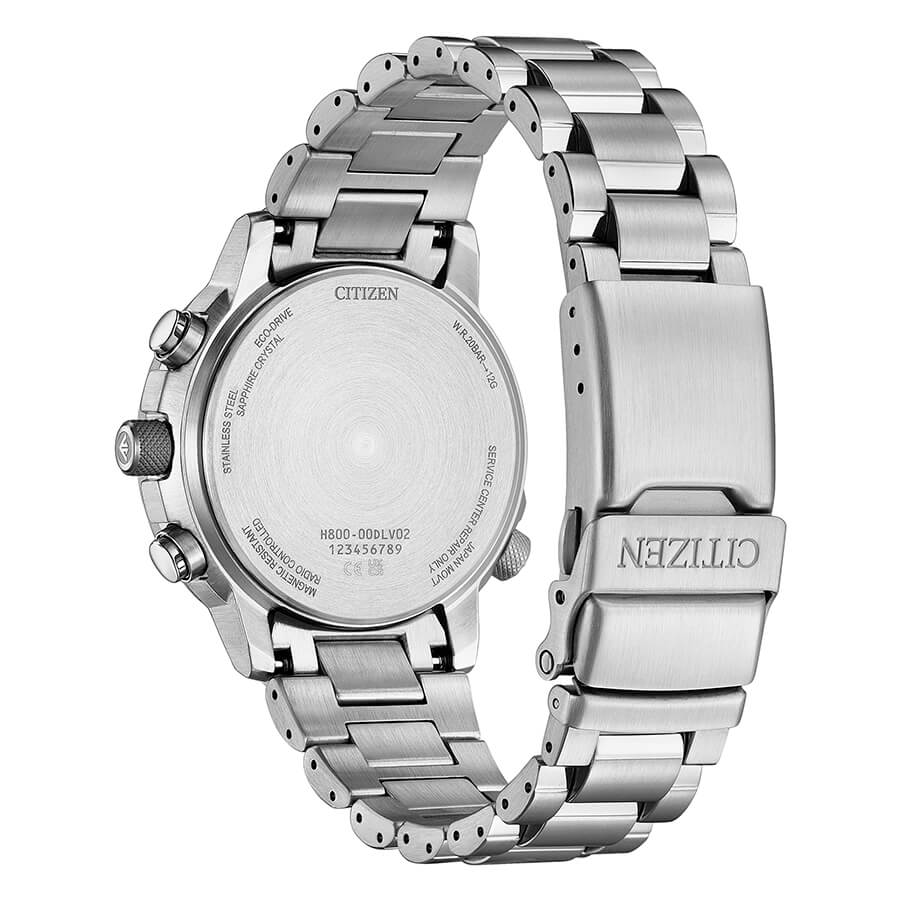 Orologio Citizen Radiocontrollato AT8300-58L Crono Pilot uomo 42 mm-2b Gioielli