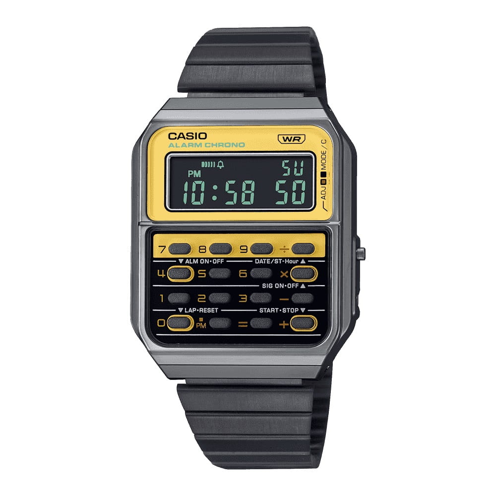 Orologio Casio Collection CA-500WEGG-9BEF Edgy uomo calcolatrice-2b Gioielli
