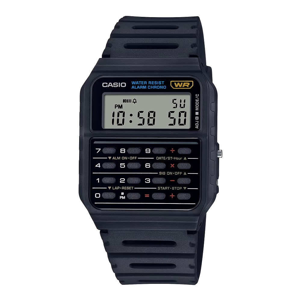 Orologio Casio Vintage CA-53W-1ER calcolatrice 34 mm-2b Gioielli