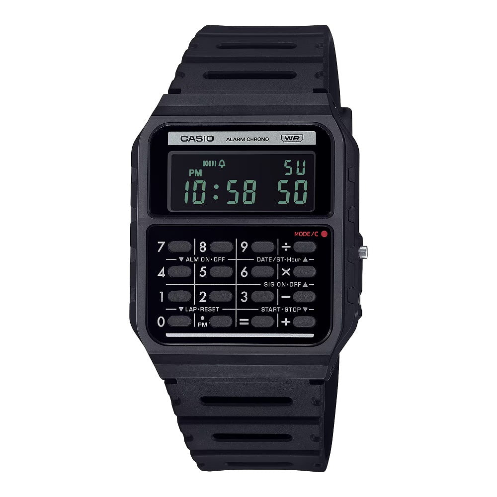 Orologio Casio Collection CA-53WB-1BEF Edgy calcolatrice uomo 34 mm-2b Gioielli