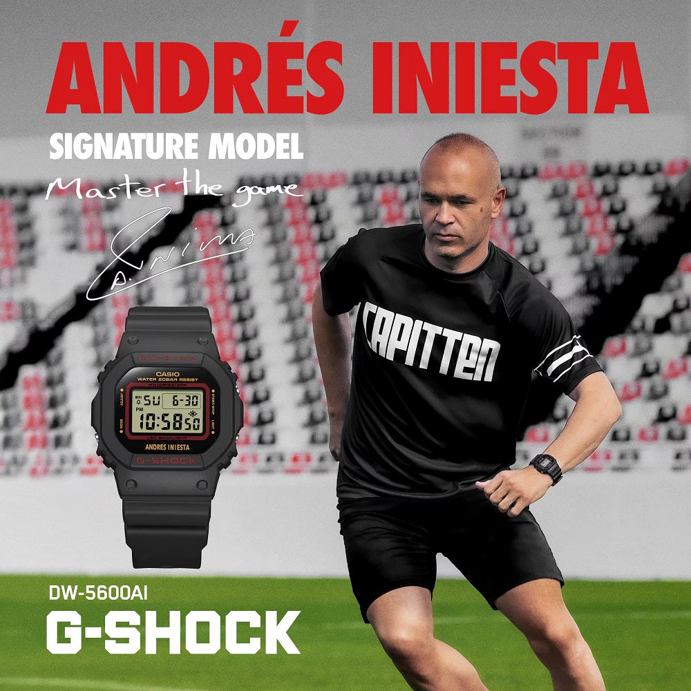 Orologio Casio G-Shock DW-5600AI-1ER Andrés Iniesta uomo-2b Gioielli
