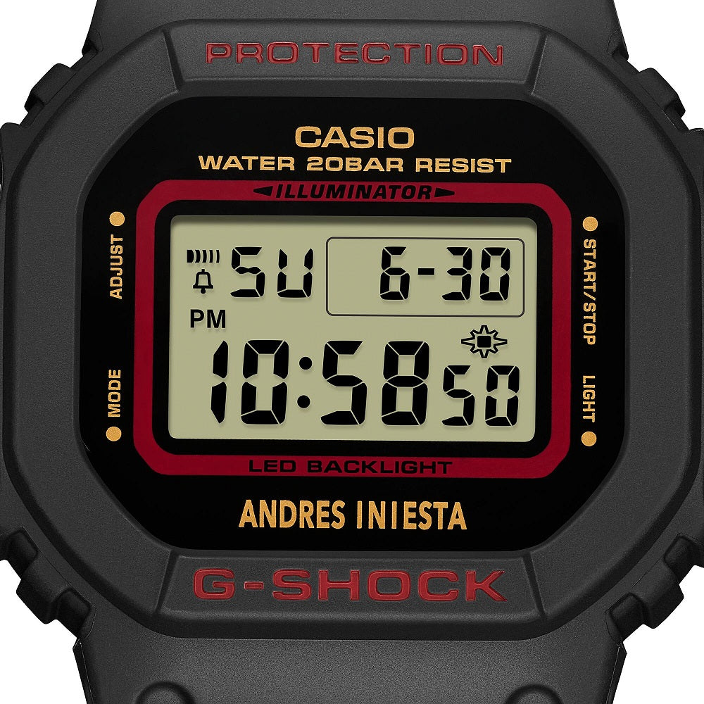 Orologio Casio G-Shock DW-5600AI-1ER Andrés Iniesta uomo-2b Gioielli