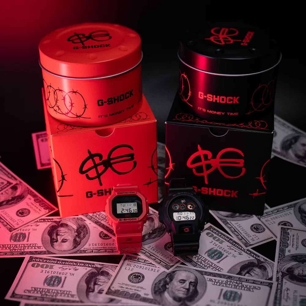 Orologio Casio G-Shock DW-6900SFE25-1ER SFERA EBBASTA Limited Edition uomo-2b Gioielli