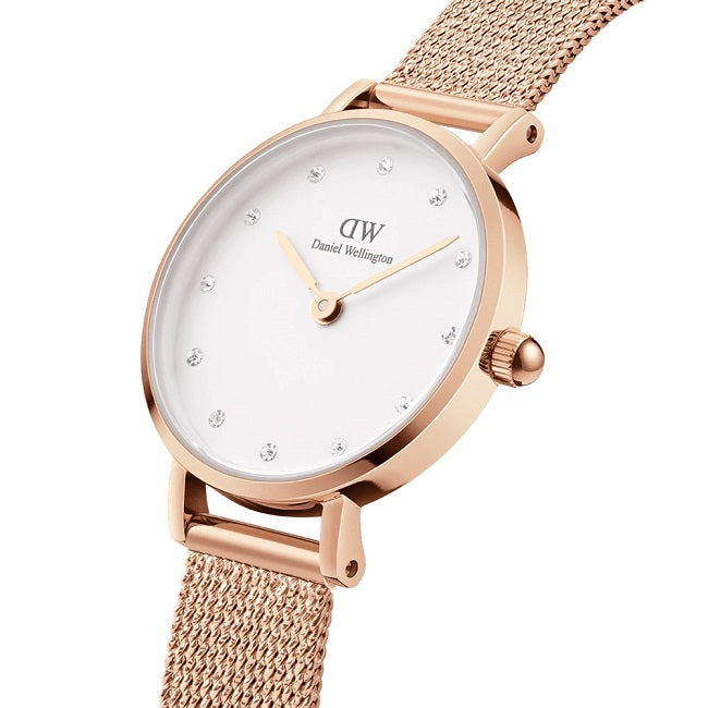 Orologio DW Petite Lumine Pressed Melrose DW00100528 donna 28 mm-2b Gioielli