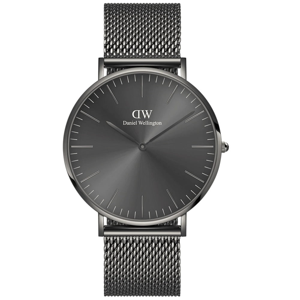 Orologio DW Classic Mesh Graphite DW00100630 uomo 40 mm-2b Gioielli